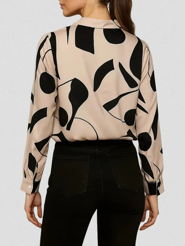 LYRA SATIN LOOK BLOUSE
