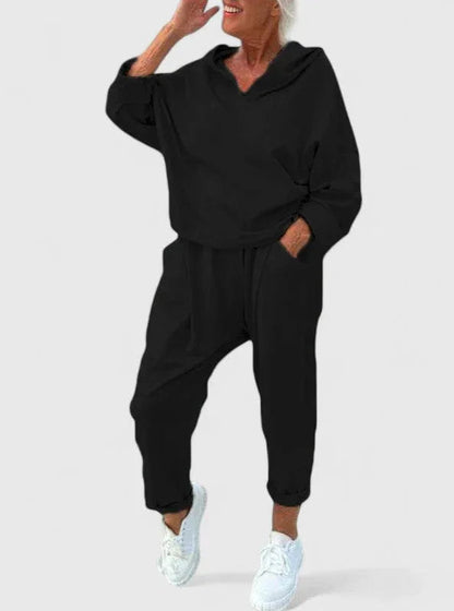 Comfortable Hooded Sweatshirt Set