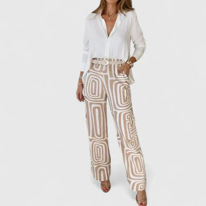 Elegant Two-Piece Set (Includes a Free Belt)