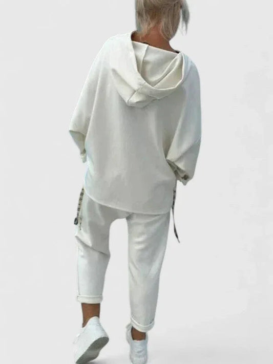 Comfortable Hooded Sweatshirt Set