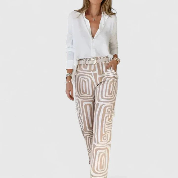 Elegant Two-Piece Set (Includes a Free Belt)