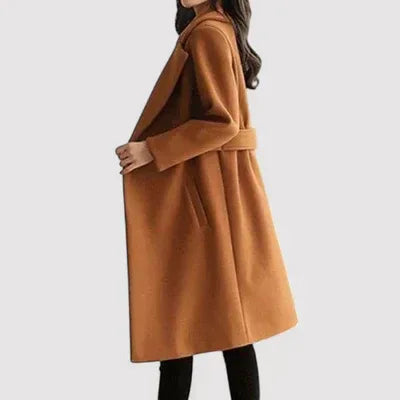 Wool Coat with Belt