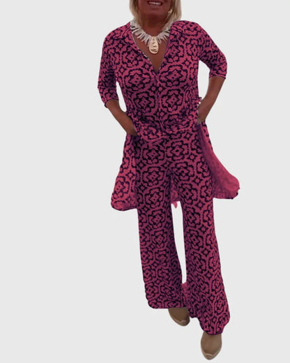 Elegant Vintage Two-Piece Set