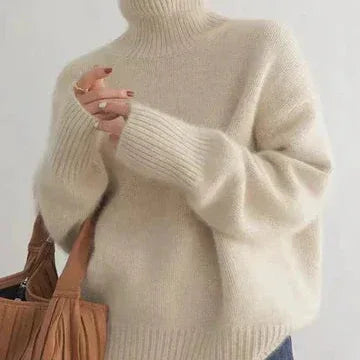 Luxe Cashmere Turtleneck Sweater