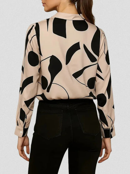 LYRA SATIN LOOK BLOUSE