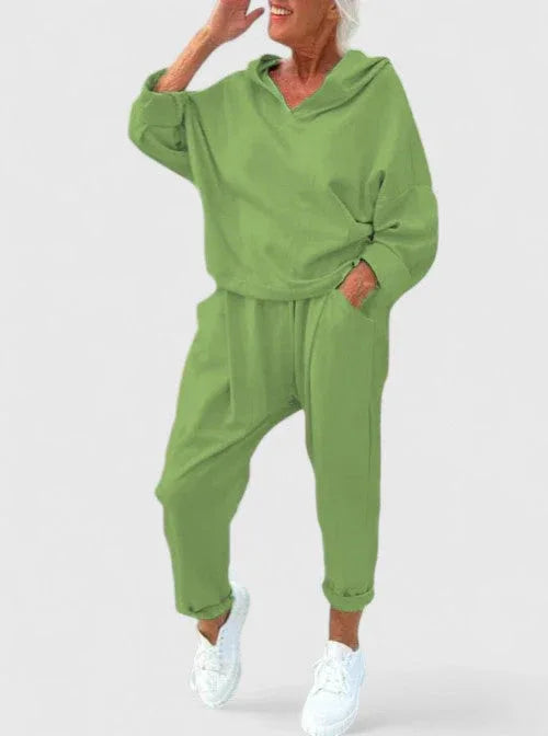 Comfortable Hooded Sweatshirt Set