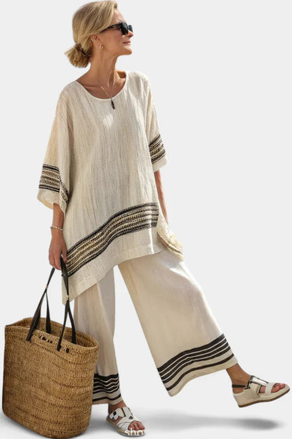 Elegant Striped Set