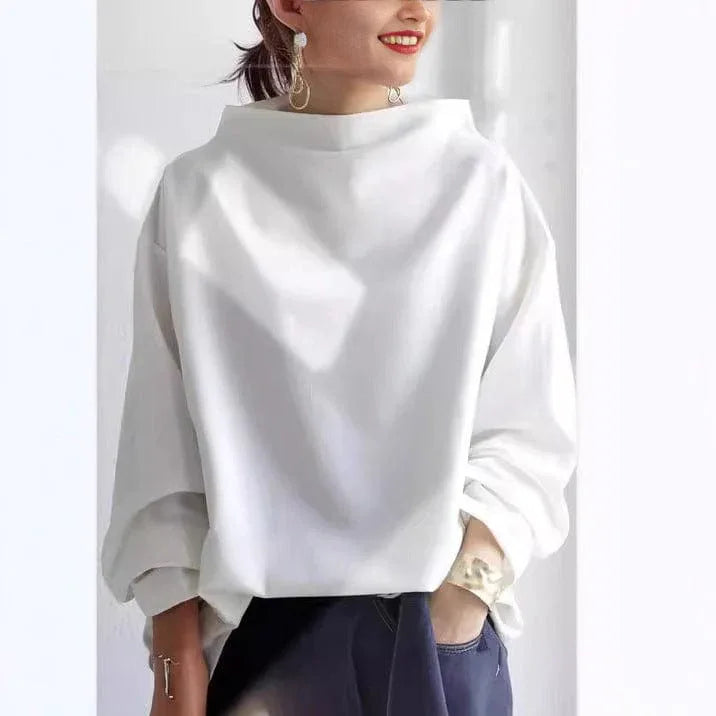 High-Neck Casual Top