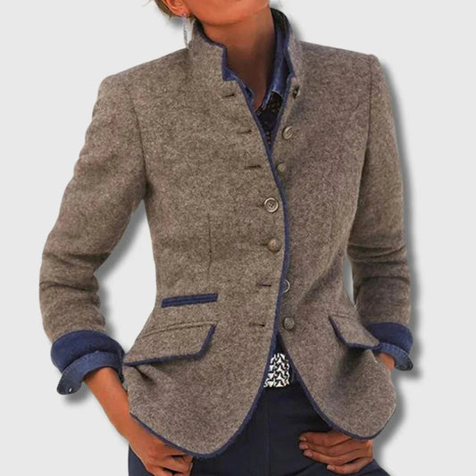 Classic Wool Blend Blazer