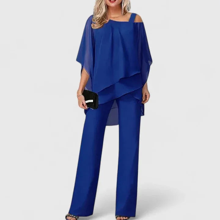 Elegant Two-Piece Pant Set