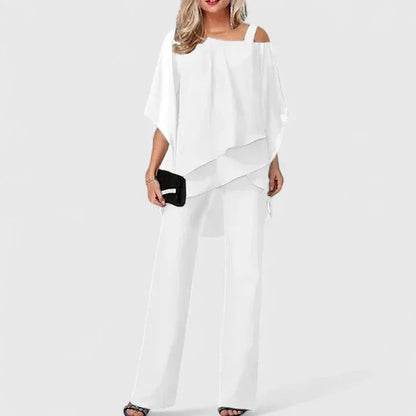 Elegant Two-Piece Pant Set