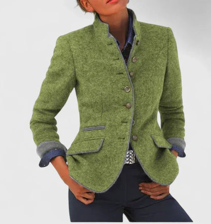 Classic Wool Blend Blazer