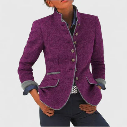 Classic Wool Blend Blazer